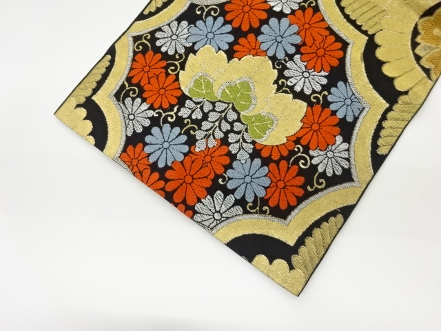 着物・帯 ] - 袋帯 桐に菊唐草模様織出し袋帯 | 宗 sou::お茶道具